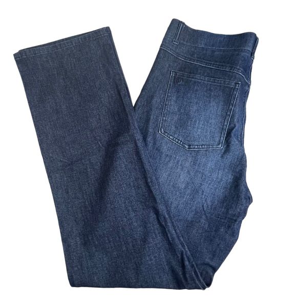 Betabrand Jeans Betabrand Womens Dark Wash High Rise Pull On